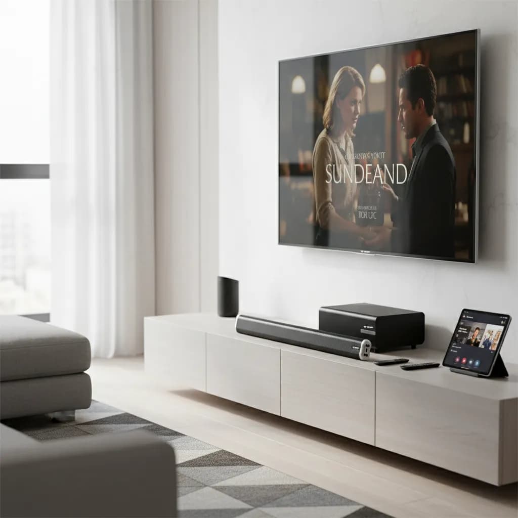 Television et equipement audio